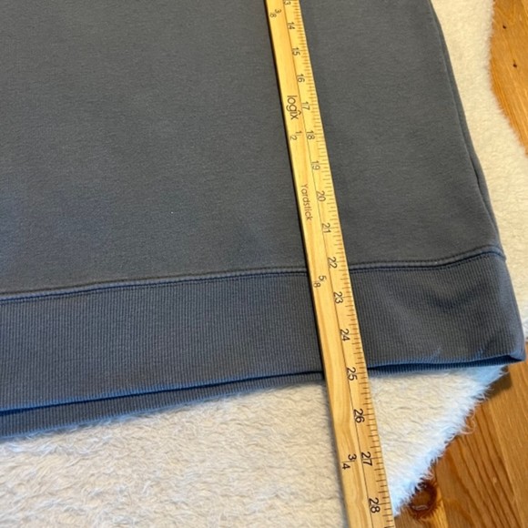 Old Navy Mens Gray Fleece Cotton Polyester Blend Long Sleeve Sweater Size Small - Picture 10 of 10